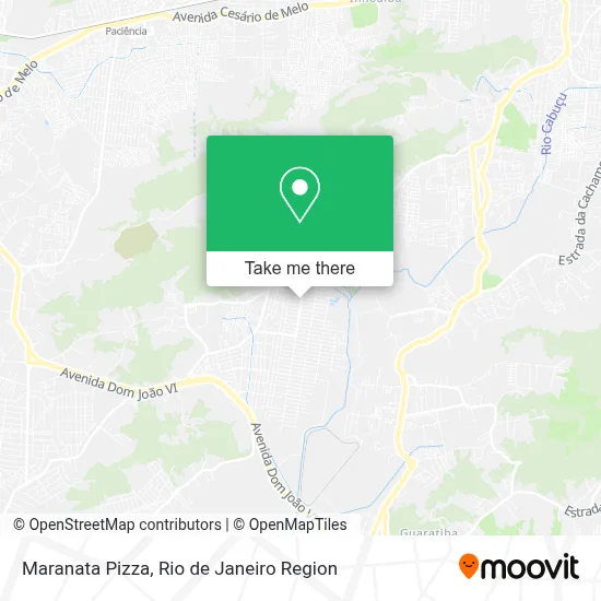 Maranata Pizza map