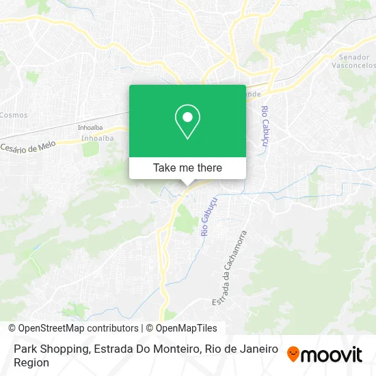 Park Shopping, Estrada Do Monteiro map