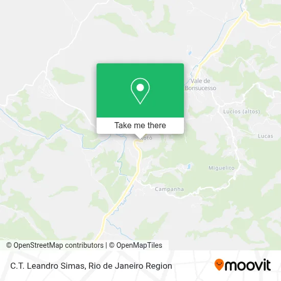 C.T. Leandro Simas map