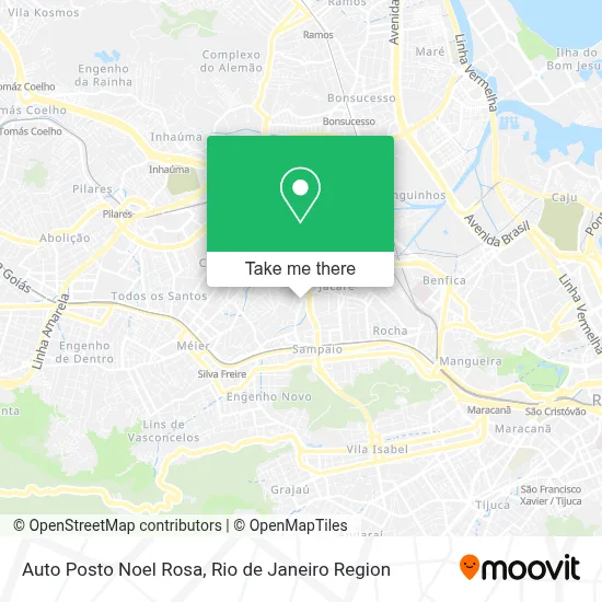 Auto Posto Noel Rosa map