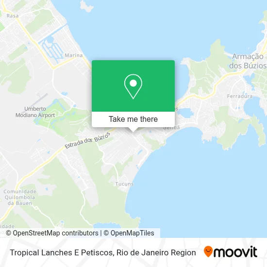 Tropical Lanches E Petiscos map