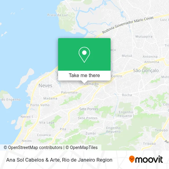 Ana Sol Cabelos & Arte map