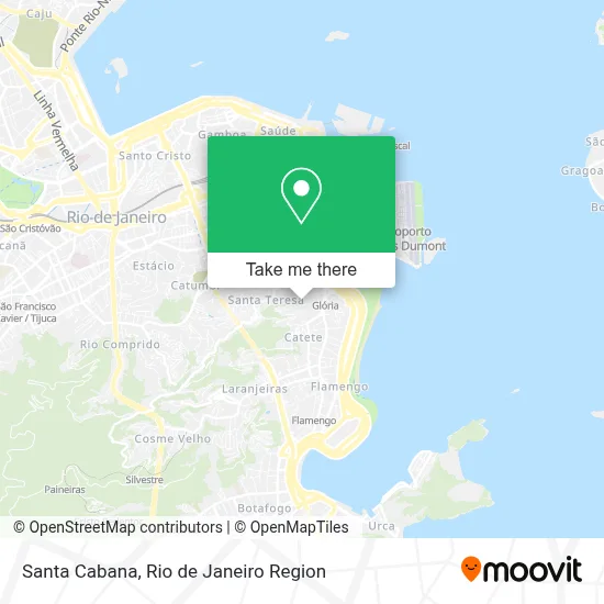 Santa Cabana map