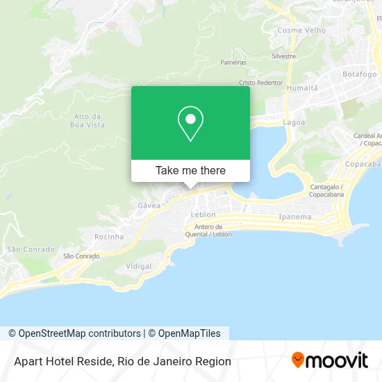 Apart Hotel Reside map