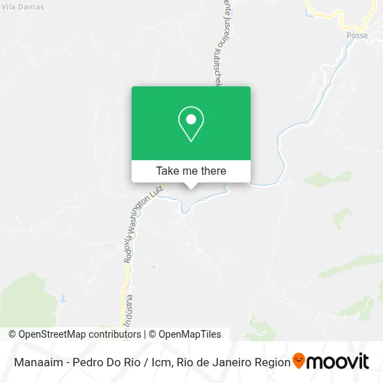 Manaaim - Pedro Do Rio / Icm map