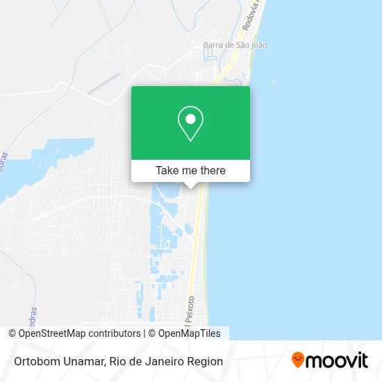 Ortobom Unamar map