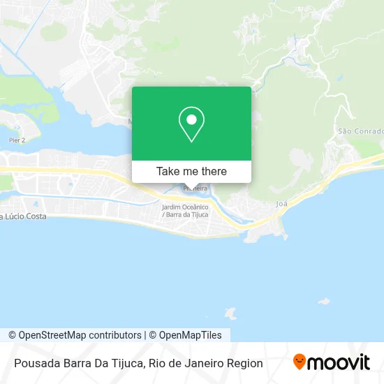 Pousada Barra Da Tijuca map