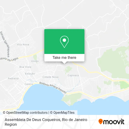 Assembleia De Deus Coqueiros map