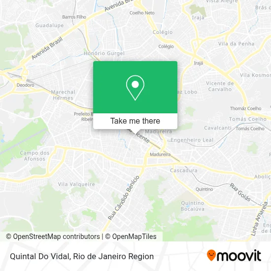 Quintal Do Vidal map
