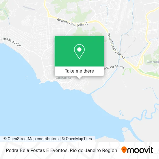 Pedra Bela Festas E Eventos map