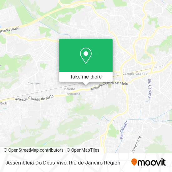 Assembleia Do Deus Vivo map