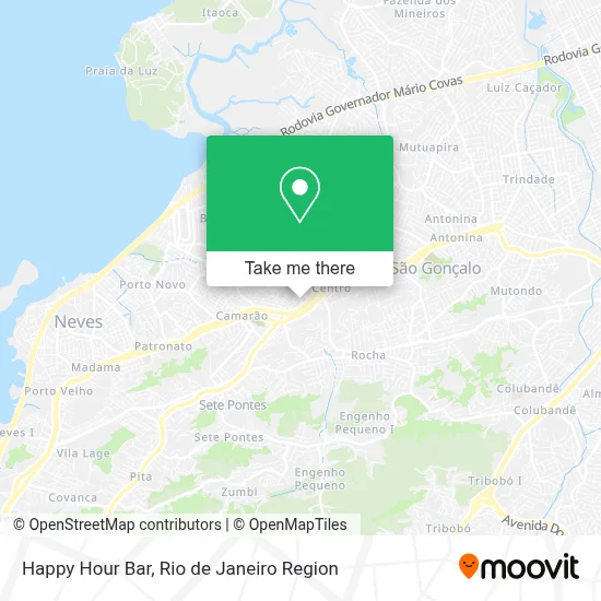 Bar Happy Hour map