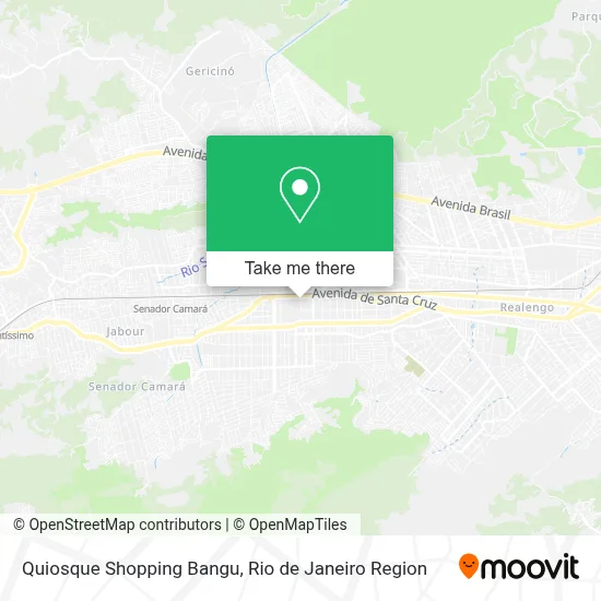 Quiosque Shopping Bangu map