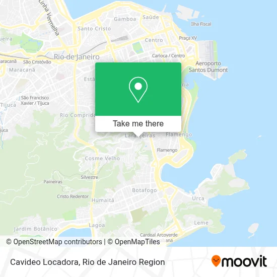 Cavideo Locadora map