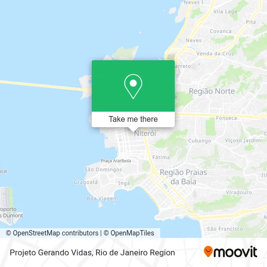 Projeto Gerando Vidas map