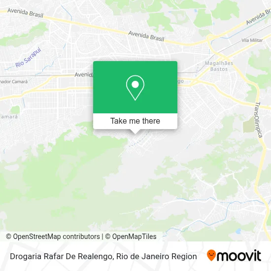 Drogaria Rafar De Realengo map