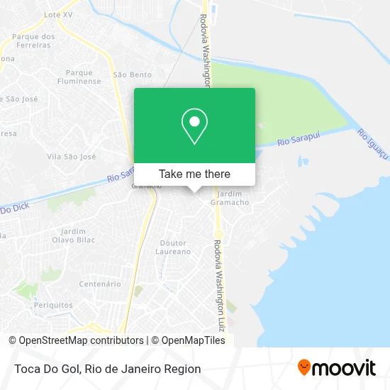 Toca Do Gol map
