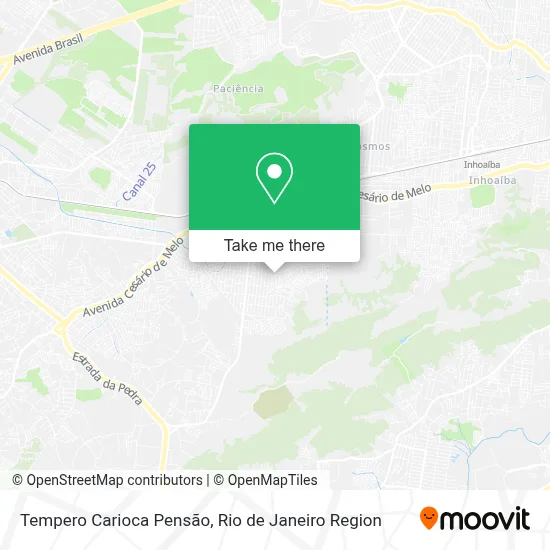 Tempero Carioca Pensão map