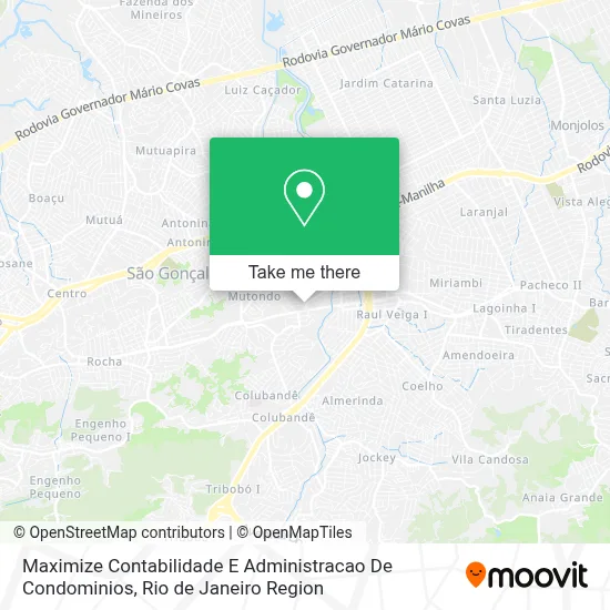 Maximize Contabilidade E Administracao De Condominios map