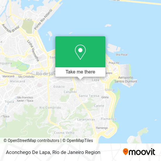 Aconchego De Lapa map
