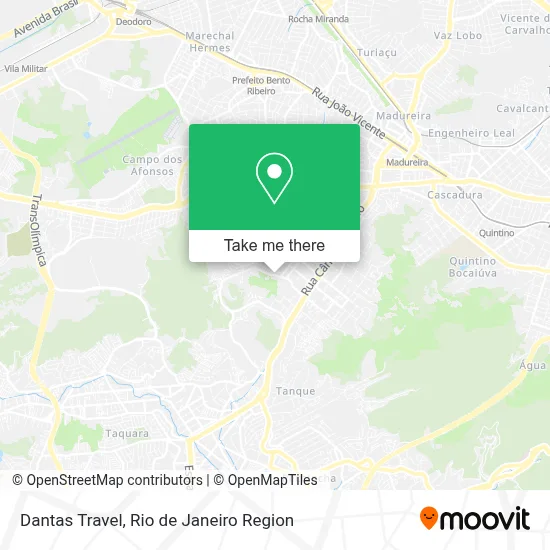Dantas Travel map