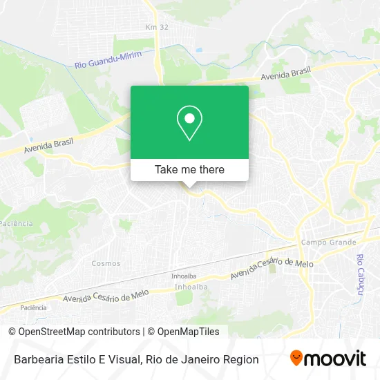 Barbearia Estilo E Visual map