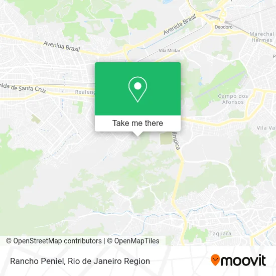 Rancho Peniel map