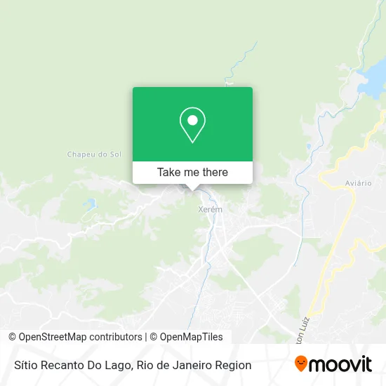 Sítio Recanto Do Lago map