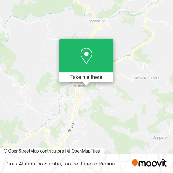 Gres Alunos Do Samba map
