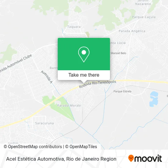 Acel Estética Automotiva map