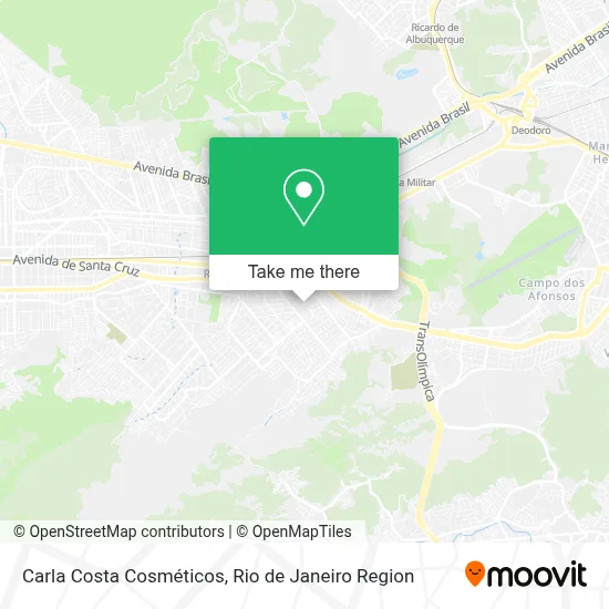 Carla Costa Cosméticos map