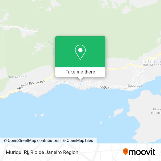 Muriqui Rj map