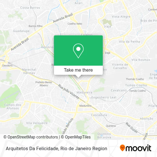 Arquitetos Da Felicidade map