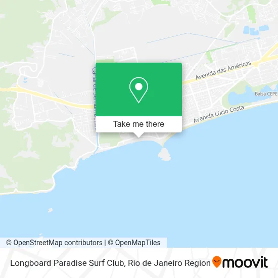 Longboard Paradise Surf Club map