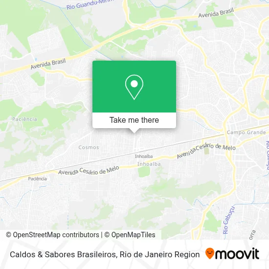 Caldos & Sabores Brasileiros map