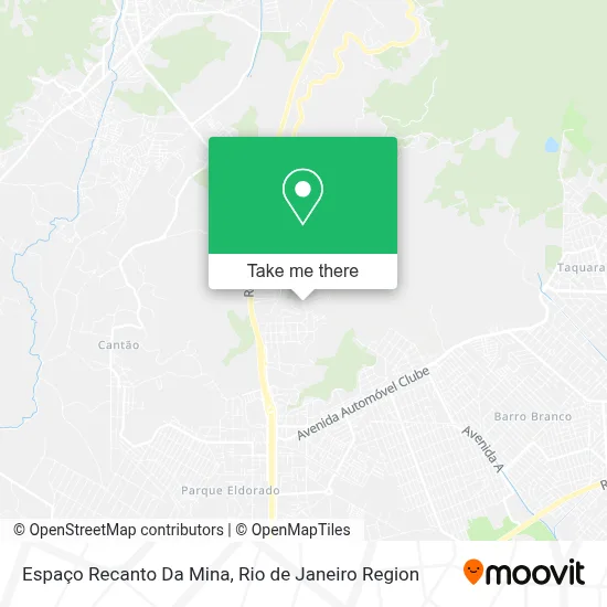 Espaço Recanto Da Mina map