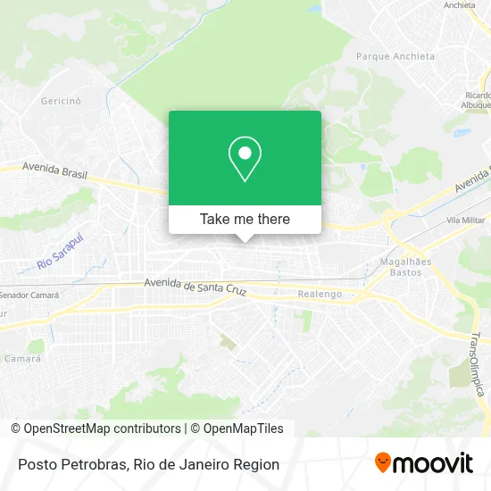 Posto Petrobras map
