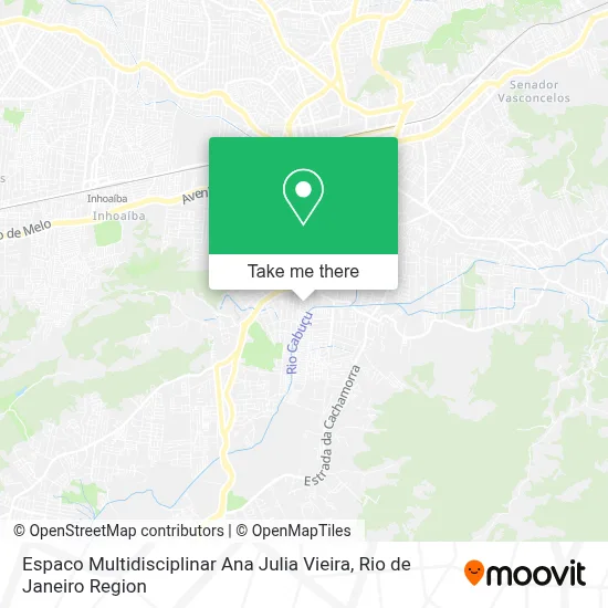 Espaco Multidisciplinar Ana Julia Vieira map