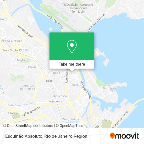 Esquinão Absoluto map