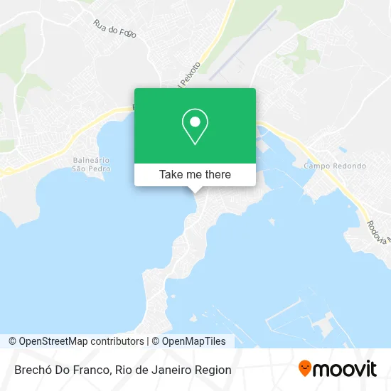 Brechó Do Franco map