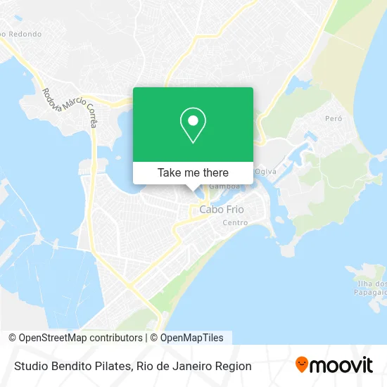 Studio Bendito Pilates map