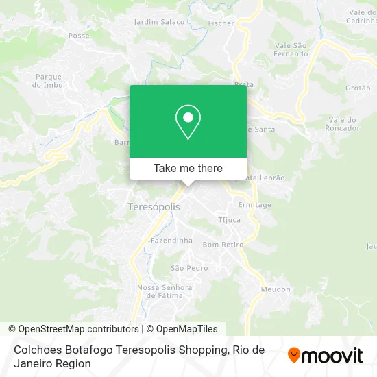 Colchoes Botafogo Teresopolis Shopping map