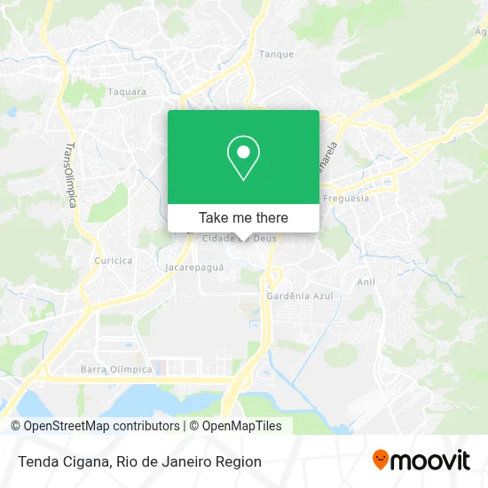 Tenda Cigana map