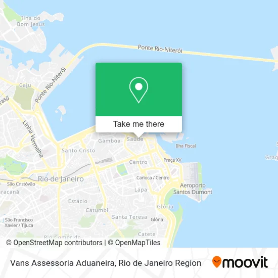 Vans Assessoria Aduaneira map