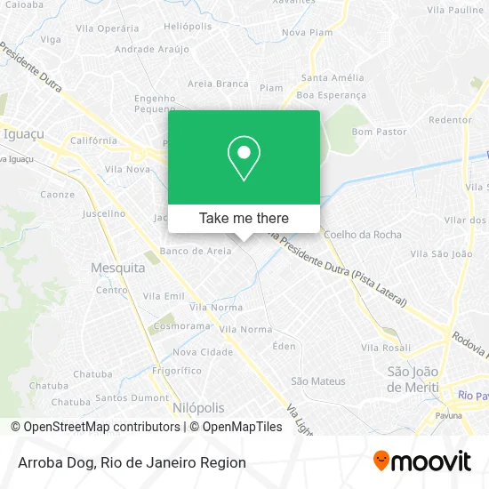 Arroba Dog map