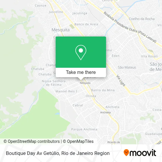 Boutique Day Av Getúlio map
