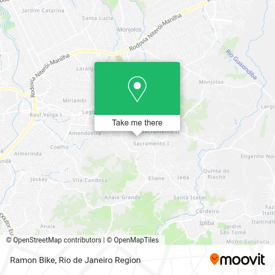 Ramon Bike map