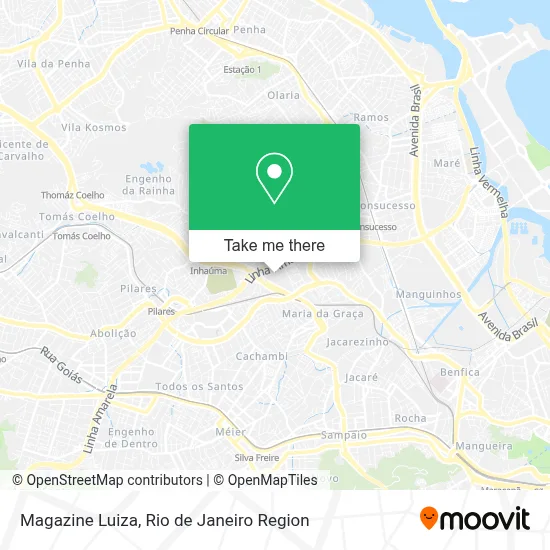 Magazine Luiza map