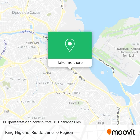 King Higiene map