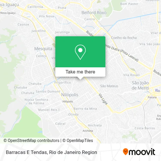 Barracas E Tendas map